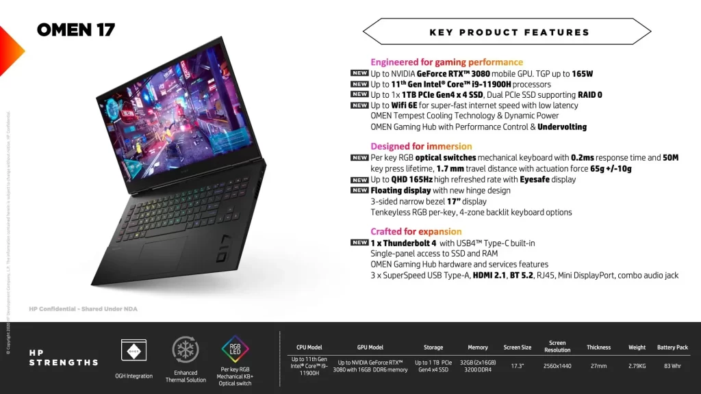 hp victus 16 laptop specifications
