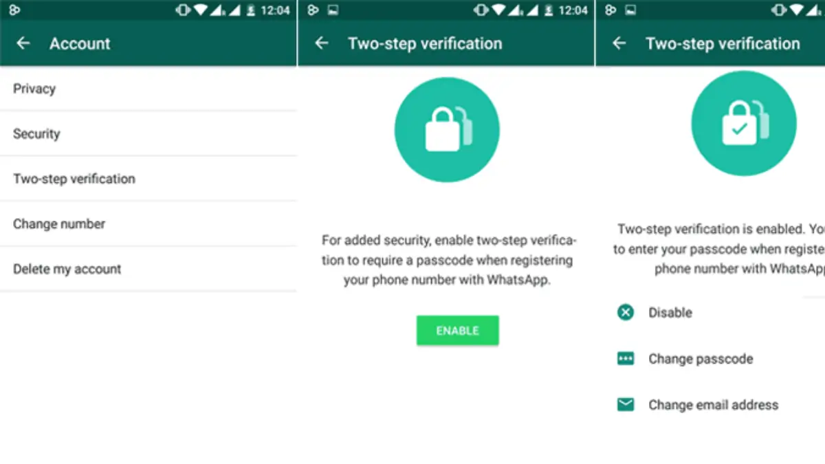 WhatsApp double-verification feature