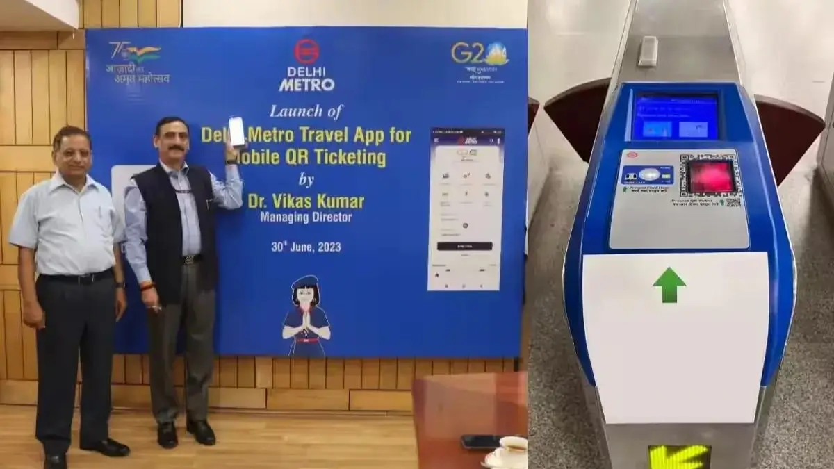 DMRC's QR based Travel app's Launched