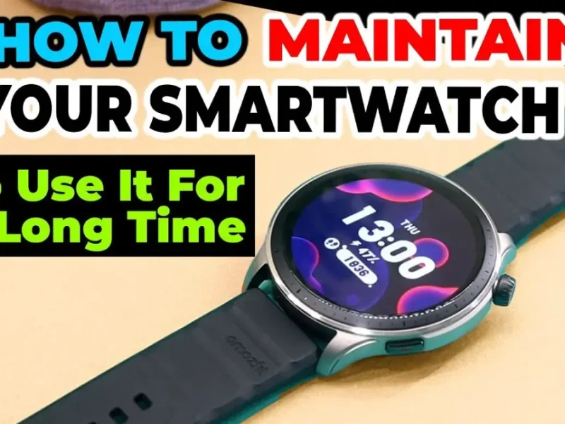 smartwatch take care tips and tricks