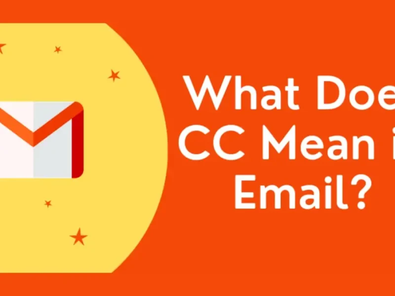 CC and BCC in email